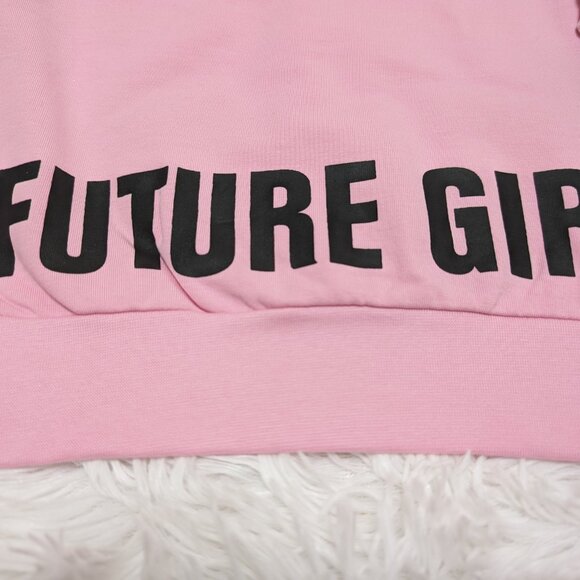 Kappa Girls Pink Crew Neck Pullover Loopknit Long Sleeve Sweatshirt NWOT - Picture 10 of 10